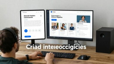 Imagem de capa que mostra uma pessoa criando interfaces digitais em tela, com elementos de design acessíveis e envolventes